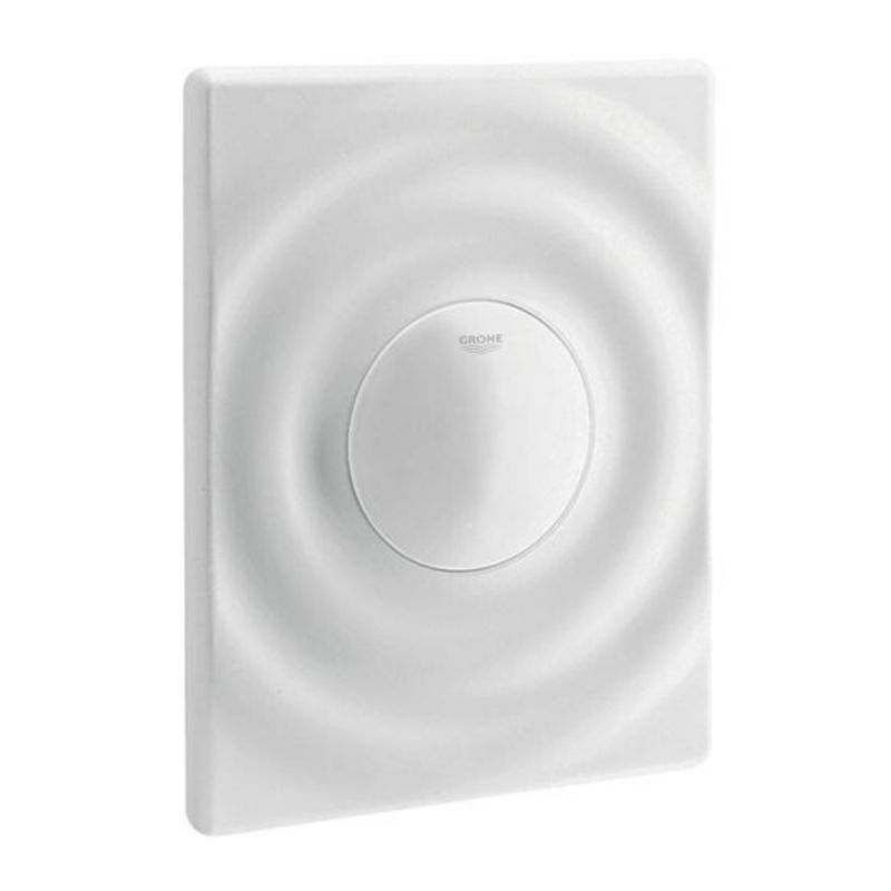 WC Trykknap Vertikal 156 x 197 mm Hvid ABS