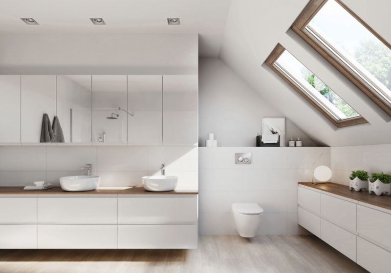 Toiletskylleknap Luna Mat/Børstet Krom Vandbesparende 1 stk.