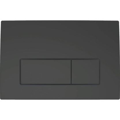 Toiletskylleknap Mat Sort 246x164 mm | 115.119.14.1