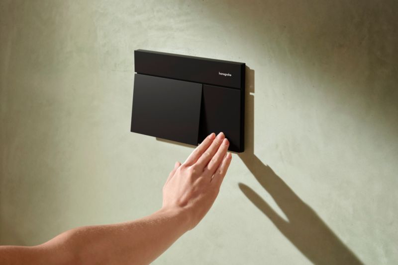 Toiletskylleknap iFrame Element E Sort Mat Rustfrit Stål | 66003670