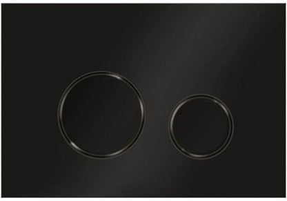 Ravak Circle sort WC-knap med mat finish