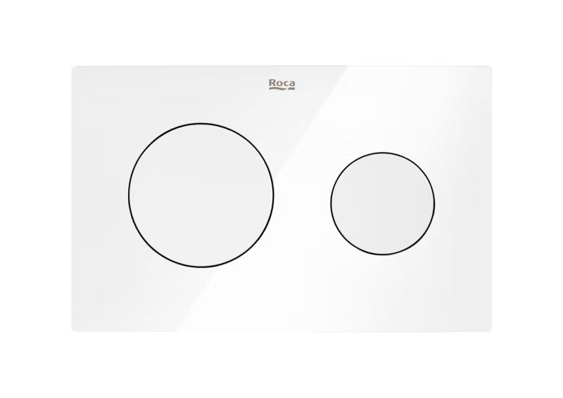 Roca PL10 WC-knap, hvid
