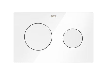 Roca PL10 WC-knap, hvid