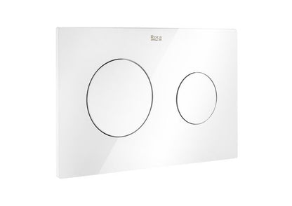 WC Trykknap Hvid ABS Dobbelt Skyl Kompatibel med Duplo One Stel