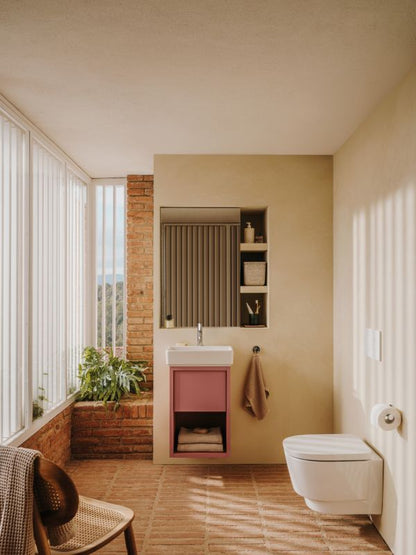 Toilet Skylleknap Hvid ABS Dobbelt Skyl 25,2 x 16,2 cm