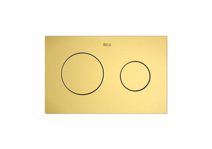 WC-betjeningsplade PL10 25,2x16,2 cm Børstet Guld | A8901890VA