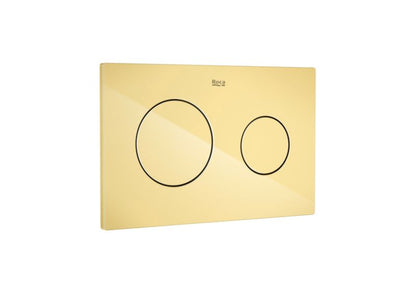Toiletknap Guld 25,2 x 16,2 cm Dobbelt Skyl