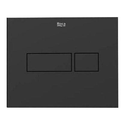 WC Trykknap Sort Mat 215x160 mm Dobbelt Skyl ABS
