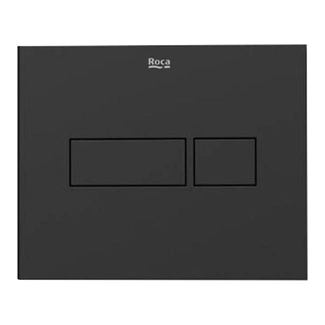 Toiletskylleknap Sort Mat 215x160x60 mm A890220206