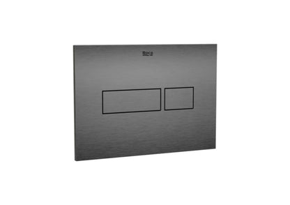Toilet Skylleknap Gun Metal Børstet 160x215 mm