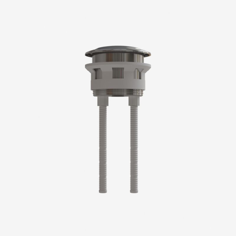 WC-trykknap Delt 50x120 mm Krom | 5907447370985