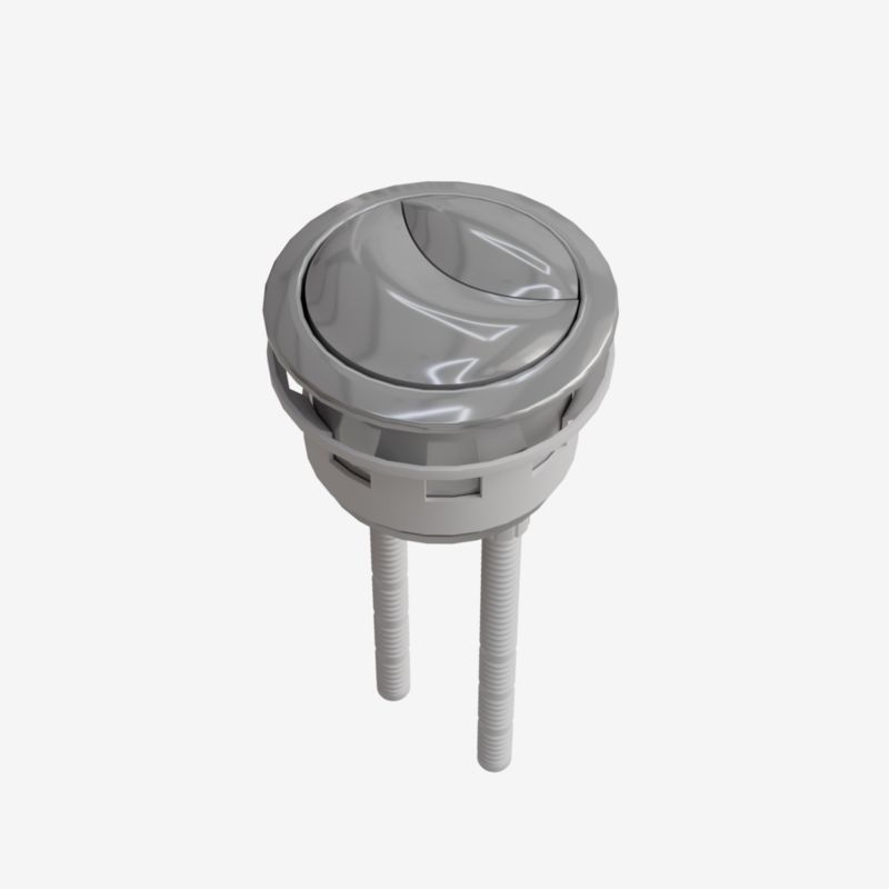 WC-trykknap Delt 50x120 mm Krom | 5907447370985