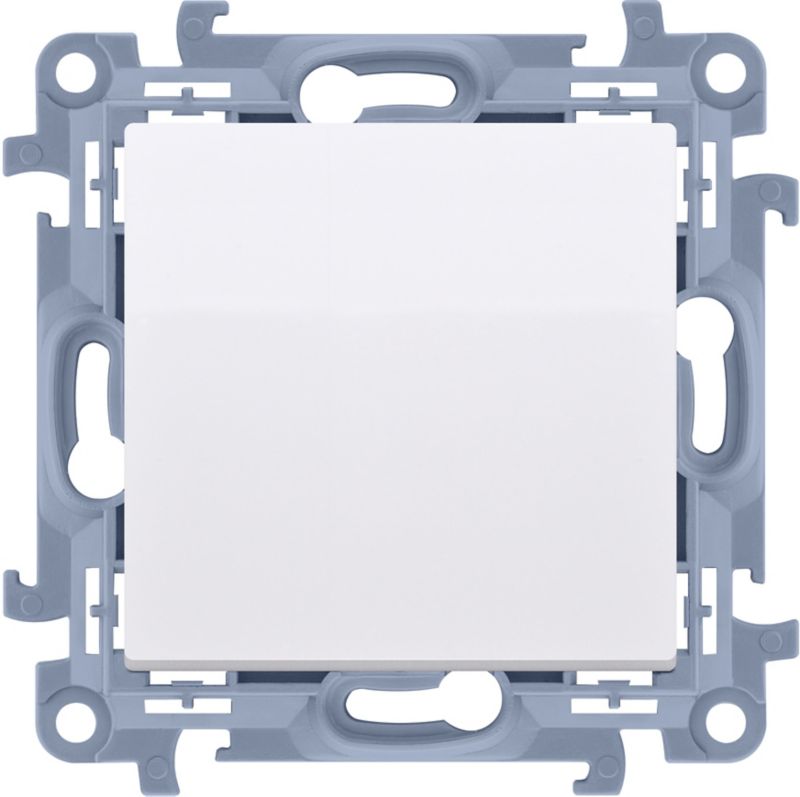 Trykknap kontakt-Simon S10 hvid