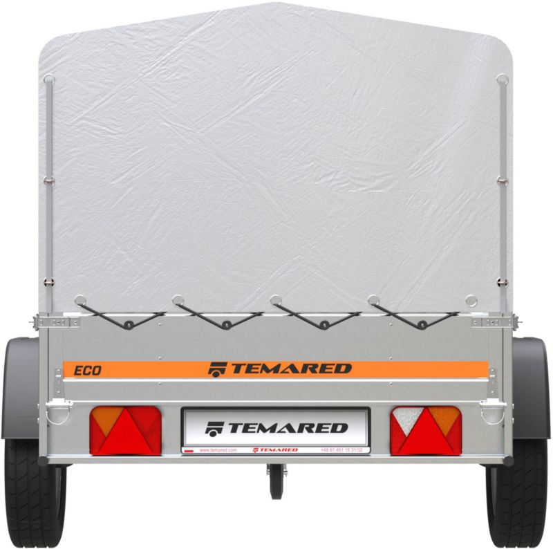 Eco 2312 Kipp H800 biltrailer