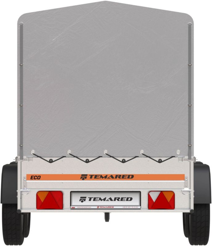Eco 2612/2 Kipp H1100 biltrailer