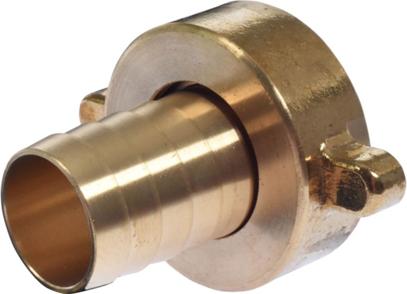 Messing haneadapter 3/4" med indvendigt gevind 1"