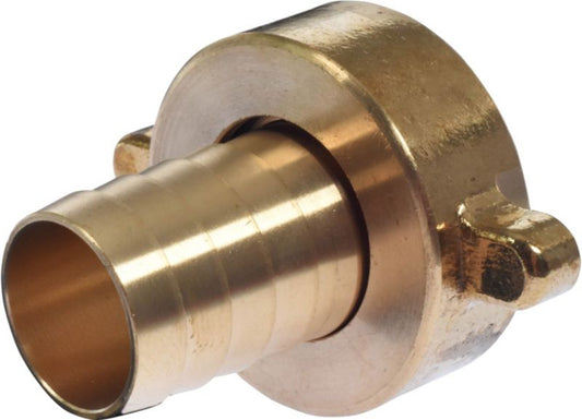 Messing haneadapter 3/4" med indvendigt gevind 1"