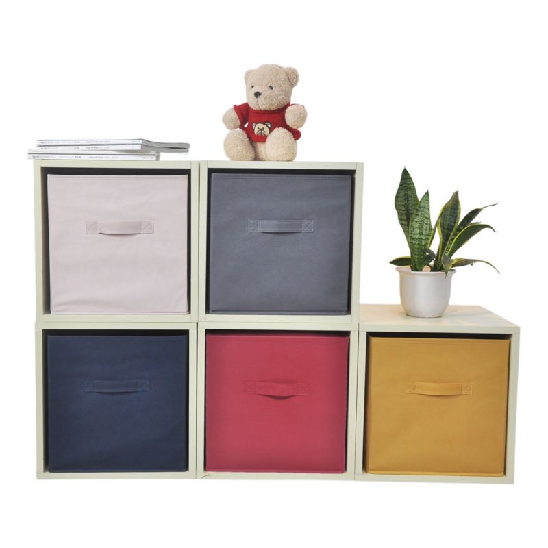 GoodHome Mixxit opbevaringsboks 31 x 31 cm rød
