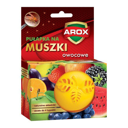 Frugtfluefælde i æbleform