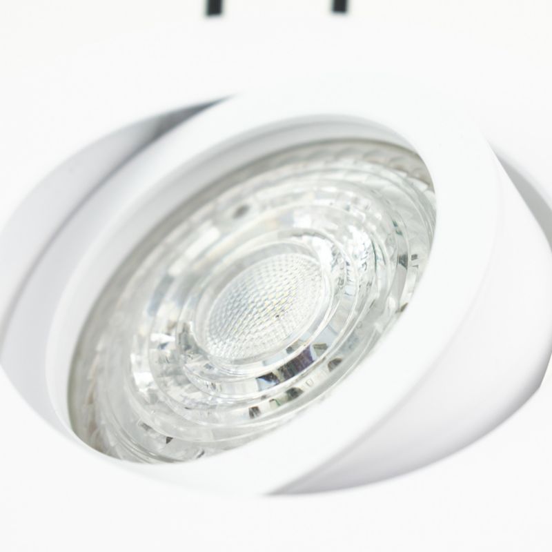 Indbygningsspot Edo Aktyn 1 Ov hvid IP20 rund loftlampe EDO777119 1 stk.