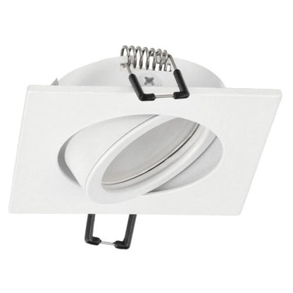 Indbygningsspot Edo Aktyn 1 Sq hvid IP20 kvadratisk loftlampe EDO777120 1 stk.