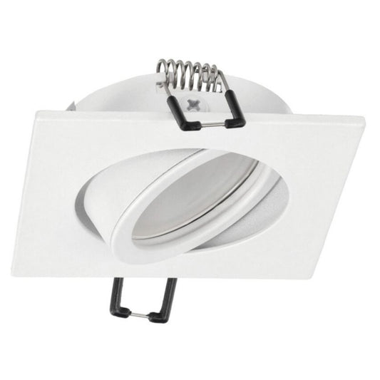 Indbygningsspot Edo Aktyn 1 Sq hvid IP20 kvadratisk loftlampe EDO777120 1 stk.