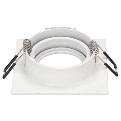 Indbygningsspot Edo Aktyn 1 Sq hvid IP20 kvadratisk loftlampe EDO777120 1 stk.