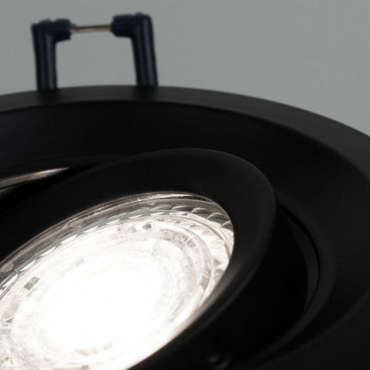 Indbygningsspot Edo Irid Black IP20 rund sort EDO777136 1 stk.