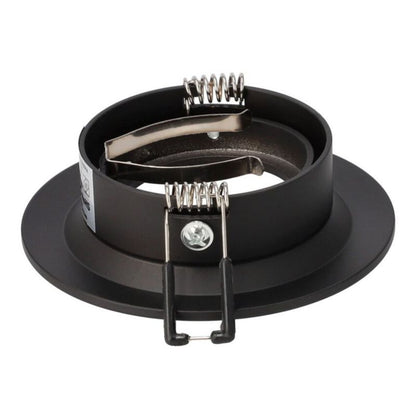 Indbygningsspot Edo Irid Black IP20 rund sort EDO777136 1 stk.