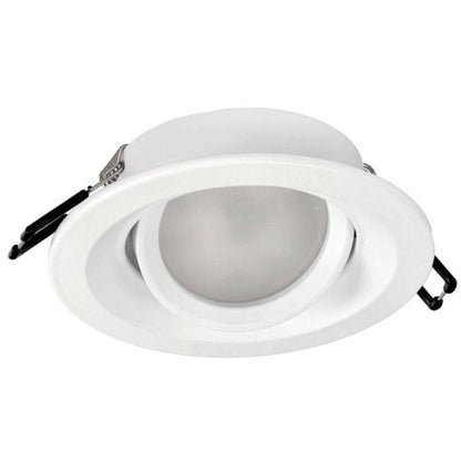 Edo indbygget rund loftspot Irid White IP20 hvid EDO777135 1 stk.