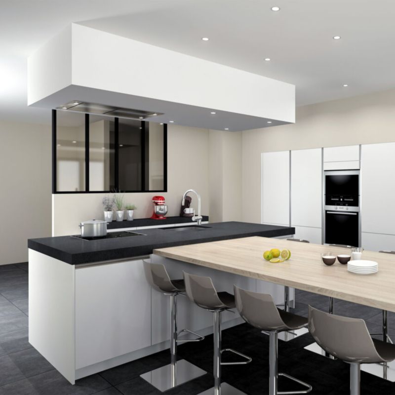 Edo indbygget rund loftspot Irid White IP20 hvid EDO777135 1 stk.