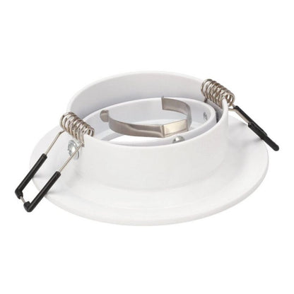 Edo indbygget rund loftspot Irid White IP20 hvid EDO777135 1 stk.