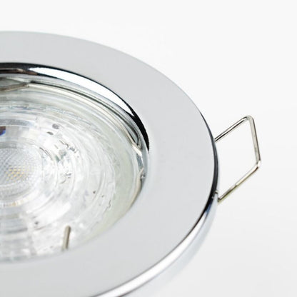 Indbygningsspot Edo Murid Chrome IP20 rund krom EDO777293 1 stk.