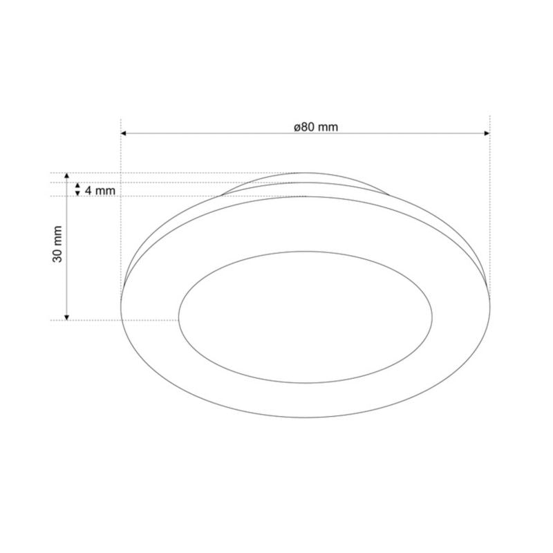 Indbygningsspot Edo Murid i nikkel IP20 rund 1 stk.
