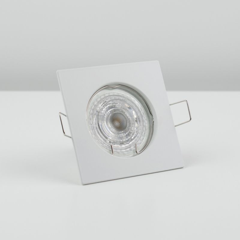 Indbygningsspot Edo Rami White IP20 kvadratisk hvid EDO777316 1 stk.