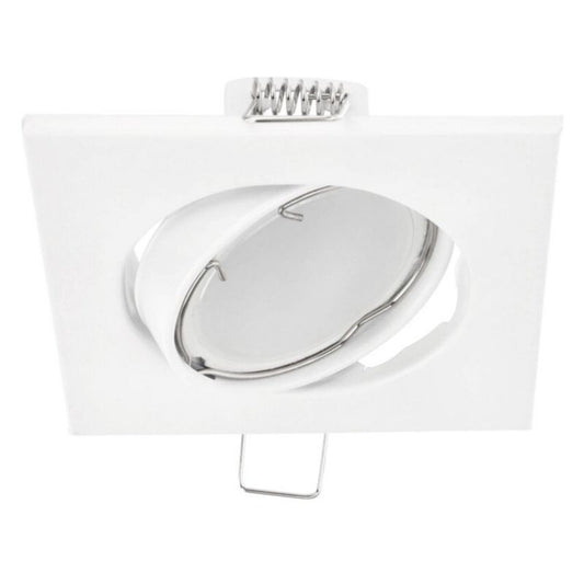 Indbygningsspot Edo Viera White IP20, justerbar, kvadratisk, hvid, EDO777303, 1 stk.
