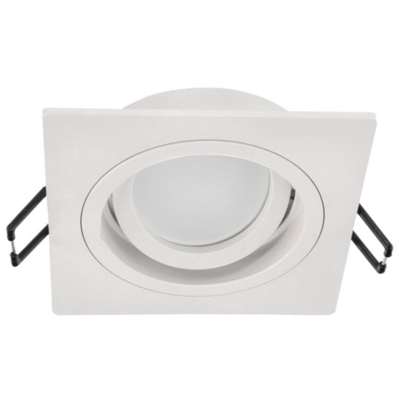 Indbygningsspot Edo Tulid Sq White IP20 kvadratisk hvid EDO777327 1 stk.