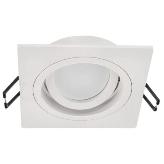Indbygningsspot Edo Tulid Sq White IP20 kvadratisk hvid EDO777327 1 stk.
