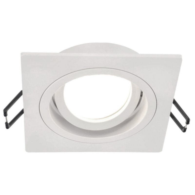 Indbygningsspot Edo Tulid Sq White IP20 kvadratisk hvid EDO777327 1 stk.