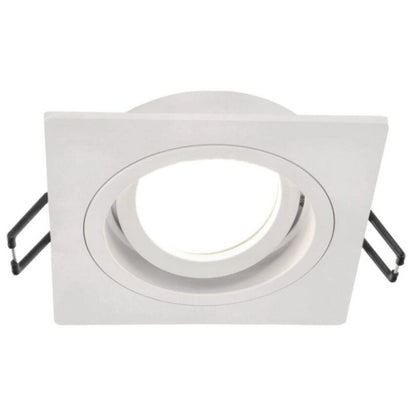 Indbygningsspot Edo Tulid Sq White IP20 kvadratisk hvid EDO777327 1 stk.