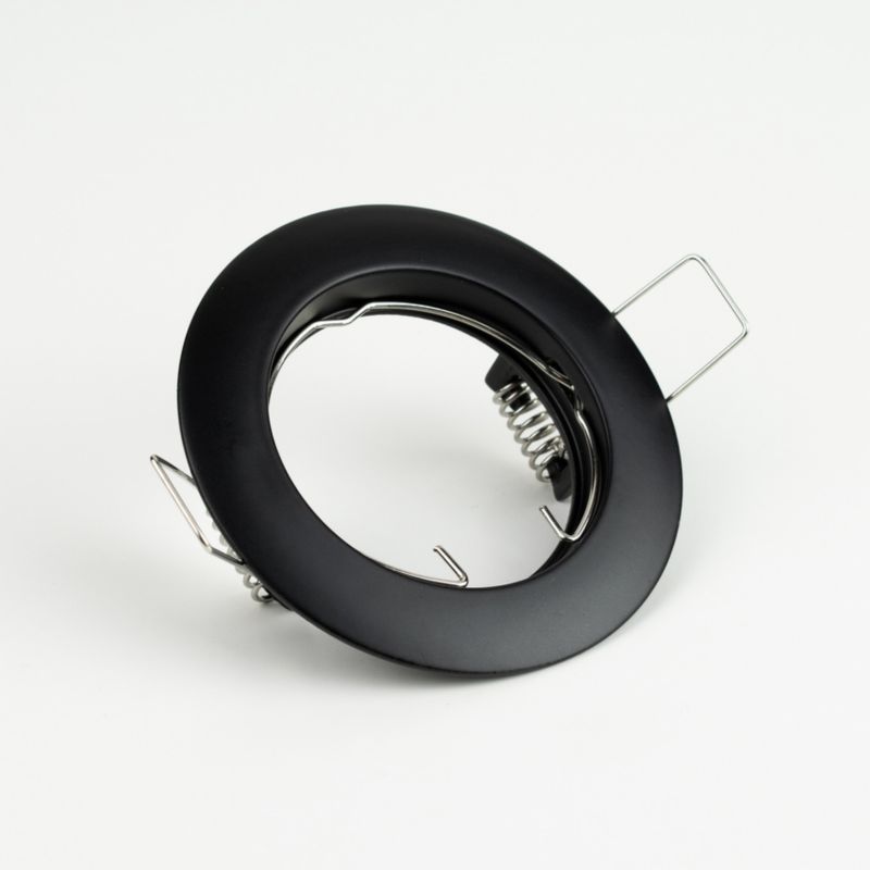 Indbygningsspot Edo Ziva Black IP20 rund sort EDO777308 1 stk.