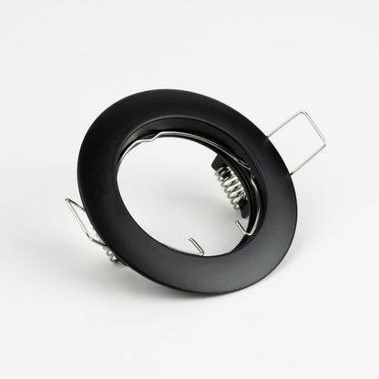 Indbygningsspot Edo Ziva Black IP20 rund sort EDO777308 1 stk.