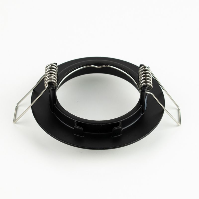 Indbygningsspot Edo Ziva Black IP20 rund sort EDO777308 1 stk.