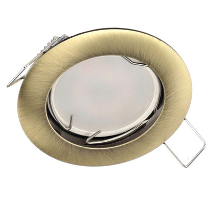 Indbygningsspot Edo Ziva Brass IP20 rund messing EDO777311 1 stk.
