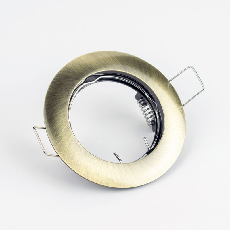 Indbygningsspot Edo Ziva Brass IP20 rund messing EDO777311 1 stk.