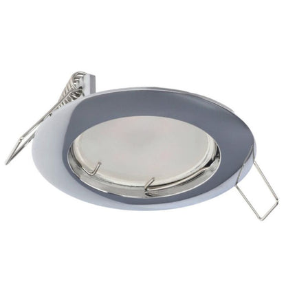 Indbygningsspot Edo Ziva Chrome IP20 rund krom EDO777309 1 stk.