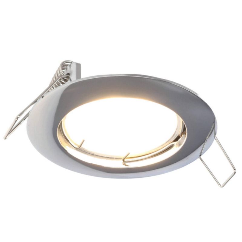 Indbygningsspot Edo Ziva Chrome IP20 rund krom EDO777309 1 stk.