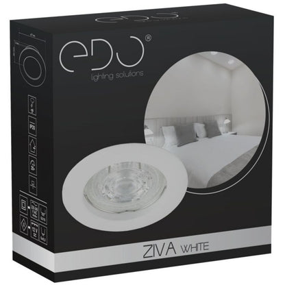 Indbygningsspot Edo Ziva White IP20 rund hvid EDO777307 1 stk.