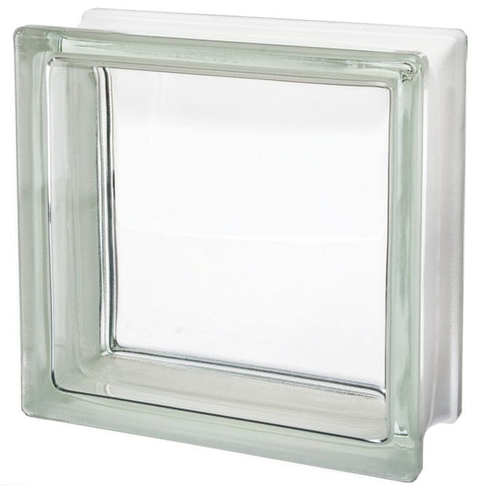 Seves glasblok 19 x 19 x 8 cm klar glat
