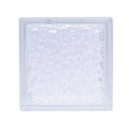 Seves 1908 P glasblok 19 x 19 x 8 cm klar